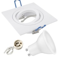 SET pohyblivé halogénové svietidlo + GU10 LED 3,5W