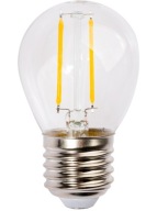 LED guľová žiarovka G45 E27 2W 230lm POLUX 3000K 360