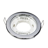 Halogénové stropné svietidlo, okrúhly LED reflektor GX53 pod omietku