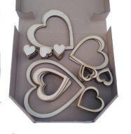 Hearts Set Hearts Ring Catcher Macrame 73 ks.