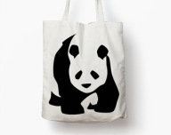 Bavlnená taška Panda