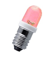 [STcs] Červená LED žiarovka, závit E10, 4V-6V