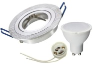 HALOGÉNOVÉ SVETLO HLINÍK + LED GU10 2W SET