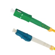 Prepojovací kábel z optických vlákien SM 9/125 LC/UPC-SC/APC 1m simplex