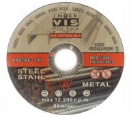 KOVOVÉ REZNÉ KOTOUČE 115x1,0x22,23mm INOX