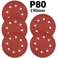 PAPIER BRÚSNY 190mm P80 5 ks MP-0020 0015 0017
