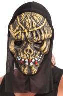 STRAŠIDLÁ MASKA S KAPUČOU F HALLOWEEN CM115
