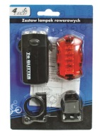 Sada bicyklových svetiel predné + zadné BICYKLOSVETLO
