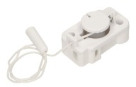 SPÍNAČ, ŤAHANÝ LANOVÝ SPÍNAČ, BIELY PRE VENTILÁTOROVÉ LAMPY 2,5A MINI
