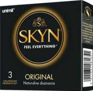 SKYN ORIGINÁLNE NELATEXOVÉ kondómy, 3 kusy