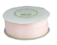 SVETLORUŽOVÁ ORGANZA ŠIFÓNOVÁ STUHA 12MM 22M