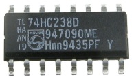 74HC238D dekodér 3 až 8 demultiplexor SO16 /3649