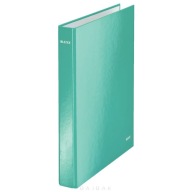 Krúžkový zakladač Leitz A4 40mm, 4 krúžky, tyrkys