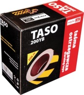 VÝSTRAŽNÁ páska, čierno-žltá, 200 m, obojstranná, TASO200