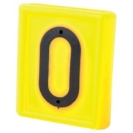 Číslo štítku „0“ pre obojky pre dobytok