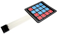 4X4 SAMOLEPIACA MEMBRÁNOVÁ KLÁVESNICA PRE ARDUINO