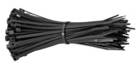 Zapínanie na zips, čierne, 2,5x120, 50 ks.