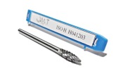 FRÉZA OTOČNÝ PILNÍK ISOH 4x12 VHM PRO SHANK. 3 mm
