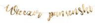 BANNER GOLD Garland Nápis pre HEN PARTY