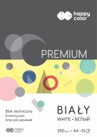 HRUBÝ biely technický blok PREMIUM A4 250g