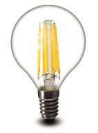 E14 LED FILAMENT G45 žiarovka 4W EDISON HEAT guľa