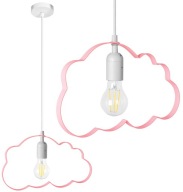 ZÁVISNÉ STROPNÉ LAMPA, OBLAČNÝ LUSTER, FARBY E27