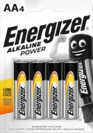 4 x ALKALICKÉ BATÉRIE LR6 AA 1,5V ENERGIZER 2023
