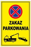 TABUĽKA ZÁKAZ PARKOVANIA 30x20 dibond tabuľka