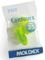Zátkové chrániče sluchu Moldex Contours 7400