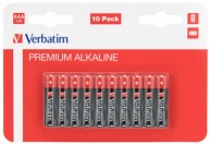 BATÉRIE VERBATIM Alkalické LR3 AAA 10 BATÉRIE zavrieť