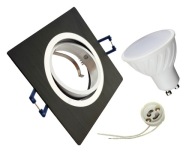 HALOGÉNOVÉ HLINÍKOVÉ SVIETIDLÁ + LED GU10 5W SET