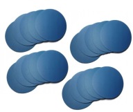 SADA VODNÝCH PAPIEROVÝCH KOTÚČOV NA VELCRO 75mm P100 20 ks