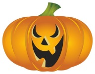 HALLOWEEN ZRKADLOVÉ NÁLEPKY NA OKNO TEKVICE TEKVICE
