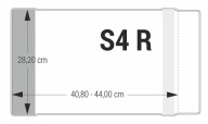 Biurfol S4R nastaviteľný poťah 28,2 cm x 44 cm