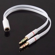 Adaptér na kábel slúchadiel Splitter Jack 3.5 KVALITA