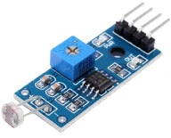 Arduino LM393 4pinový modul detektora svetelného senzora
