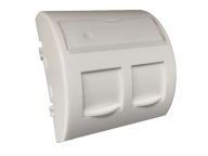 Mozaikový adaptér 1M 45x45 2xKeystone hranatý ovál