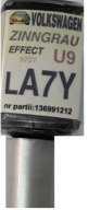 VW LA7Y U9 9727 ZINNGRAU LAK ŠKRABANÝ DOTYK