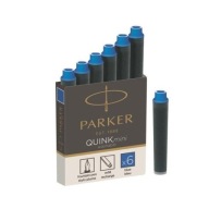 Parker Pen cartridge atramentové 6 ks modré MIN