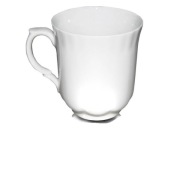 Biely hrnček 300 ml Chodzież IWONA PORCELANA