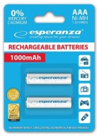2 výkonné batérie AAA HR3 R3 1000mAh 1,2V Ni-MH