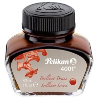 Hnedý atrament Pelikan 1 ks.