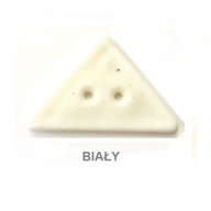 VEĽKÉ PLASTOVÉ GOMBÍKY - BIELY TROJUHOLNÍK