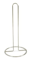 KOVOVÝ stojan na papierové uteráky, strieborný, 28cm