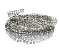 DIAMANTOVÝ PÁS ZIRKOÓNOVÁ STUHA 3M X 1 CM STRIEBORNÝ