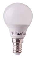V-TAC SAMSUNG CHIP LED žiarovka 5,5W E14 P45 Ball 3000K HEAT