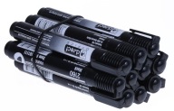 MARKER permanentný okrúhly vodeodolný BLACK x12
