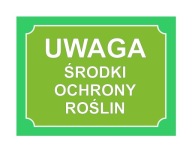 POZOR PRODUKTY NA OCHRANU RASTLÍN! - DOSKA