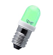 [STcs] Zelená LED žiarovka, závit E10, 4V-6V