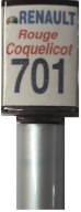 RENAULT 701 ROUGE COQUELICOT FARBA TESTOVACIA ARA